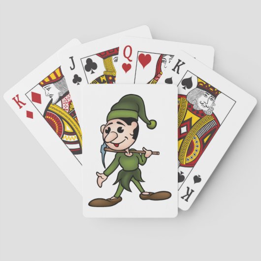 Green Dwarf Playing Cards Spielkarten (Rückseite)