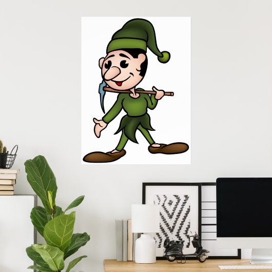 Green Dwarf Poster (Heimbüro)