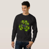 Green Earth Day Circle Of Life Trees With Recycle Sweatshirt (Vorne ganz)
