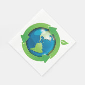 Green Earth Napkins Serviette (Ecke)