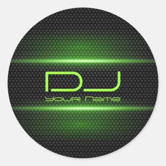 Green Effects DJ Sticker (Vorderseite)