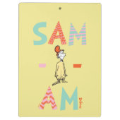 Green Eggs and Ham Sam-I-Am Klemmbrett (Rückseite)