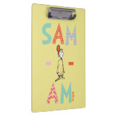 Green Eggs and Ham Sam-I-Am Klemmbrett (Rechts)