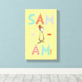 Green Eggs and Ham Sam-I-Am Leinwanddruck (Insitu (Holzboden))