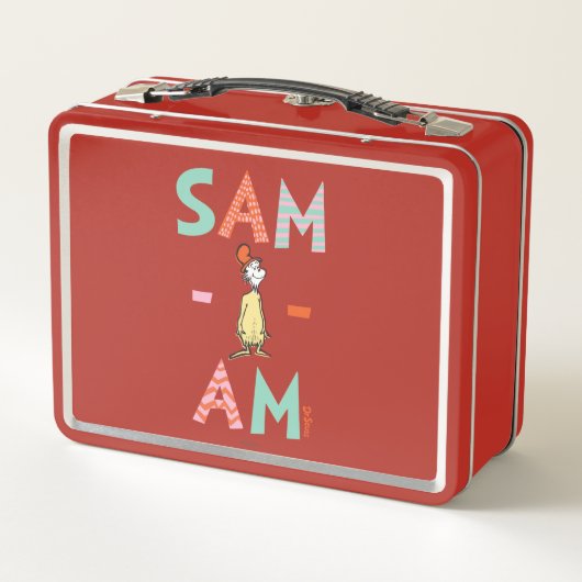 Green Eggs and Ham Sam-I-Am Metall Brotdose (Rückseite)