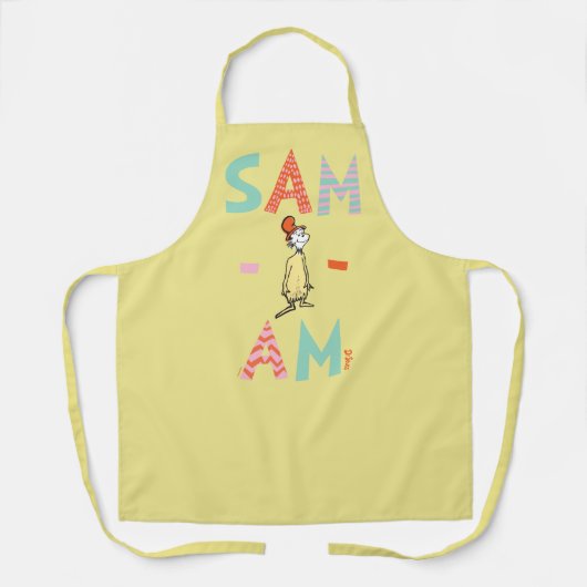 Green Eggs and Ham Sam-I-Am Schürze (Vorderseite)