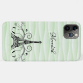 Green Eiffel Tower Blühe Case-Mate iPhone Case-Mate iPhone Hülle (Rückseite (Horizontal))