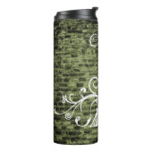 Green Eiffel Tower Grunge Thermal Tumbler Thermosbecher (Nach links gedreht)