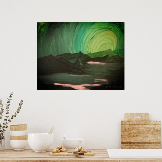 Green - ein Gabriel McGarry Poster (Küche)