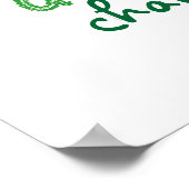 GREEN eine Chance geben Poster (Ecke)