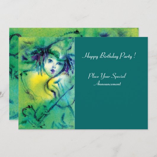 GREEN EINLADUNG (Vorne/Hinten)