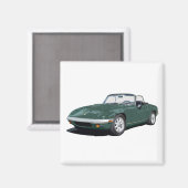 Green Elan S4 Magnet (Vorderseite/Rückseite)