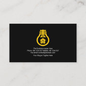 Green Electric Blitzgerät Strike Electrician Visitenkarte (Rückseite)