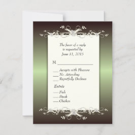 Green Elegance UAWG w Entree Choice RSVP Karte