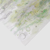 Green Elegant Abstract Decoupage Tissue Paper Seidenpapier (Ausschnitt)