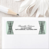Green Elegant Deko Address Labels (Insitu)