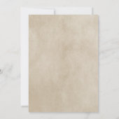 Green Elegant Deko Wedding Invite Einladung (Rückseite)