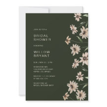 Green Elegant Floral Brautparty