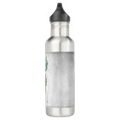 Green Elegant Peacock Personalisiert Edelstahlflasche (Rechts)