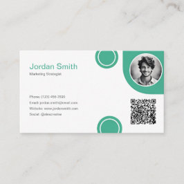 Green Emerald Aesthetic Classic Professional  Visitenkarte