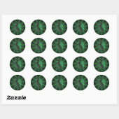 Green Emerald Dragon Stickers (Blatt)