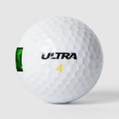 Green Emerald Gemstone Golfball (Logo)
