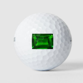 Green Emerald Gemstone Golfball
