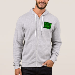 Green Emerald Gemstone Hoodie