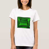 Green Emerald Gemstone T-Shirt (Vorderseite)