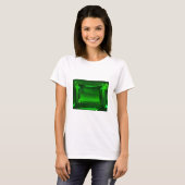 Green Emerald Gemstone T-Shirt (Vorne ganz)