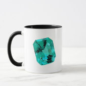 Green Emerald Gemstone Tasse (Links)