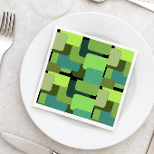 Green Emerald Limon Jade Modern Abstrakt Serviette
