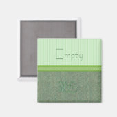 Green Empty Fill Geschirrspüler Magnet (Vorderseite/Rückseite)