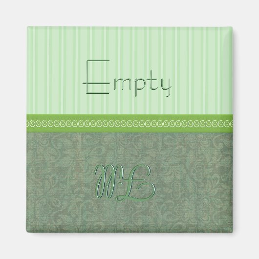 Green Empty Fill Geschirrspüler Magnet (Vorne)