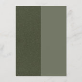 Green Enclosure Card für halb oder halb Moos - Anp Begleitkarte (Vorderseite)