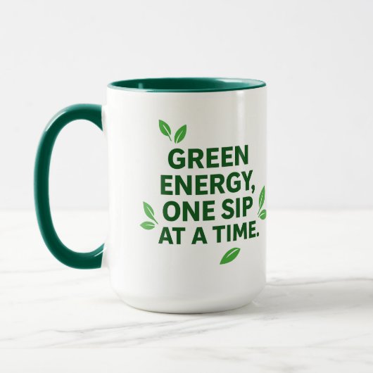 Green Energy Plant Based Mug Tasse (Links)