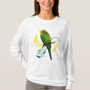 Green English Budgie T-Shirt
