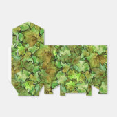Green English Ivy Nature Watercolor Muster Geschenkschachtel (Ungefaltet)