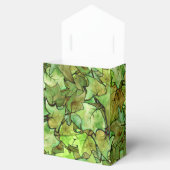 Green English Ivy Nature Watercolor Muster Geschenkschachtel (Geöffnet)