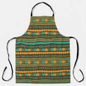 Green Ethnic Aztec Schürze (Vorderseite)
