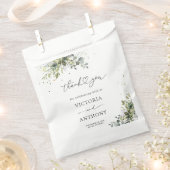 Green Eucalyptus Floral Brautparty Geschenktütchen (Ausgeschnitten)