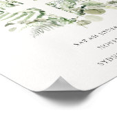 Green Eucalyptus Foliage Cross God Bless Roman Poster (Ecke)