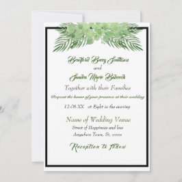 Green Eucalyptus Palm Blätter Elegante Hochzeit