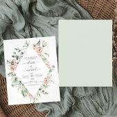 Green Eucalyptus Wedding Einladung Flyer