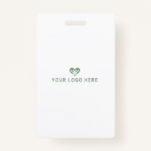 Green Eukalyptus StyleBadge Ausweis (Rückseite)