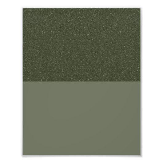 Green Event Poster mit zwei Tonen Moos - Anpassbar (Vorne)