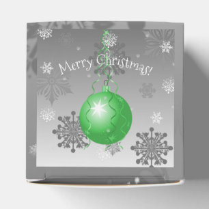 Green Extravagant Christmas Ornament Fevor Box Geschenkschachtel