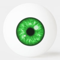Green Eye Funny Pong Pong Ball
