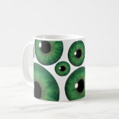 Green Eye Iris Coole benutzerdefinierte Tasse (Vorderseite Links)