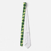 Green Eye Iris Cooles Eyball Custom Neck Ties Krawatte (Rückseite)